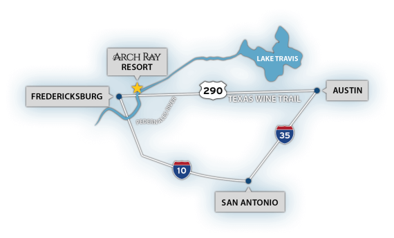 Map of Arch Ray on the River