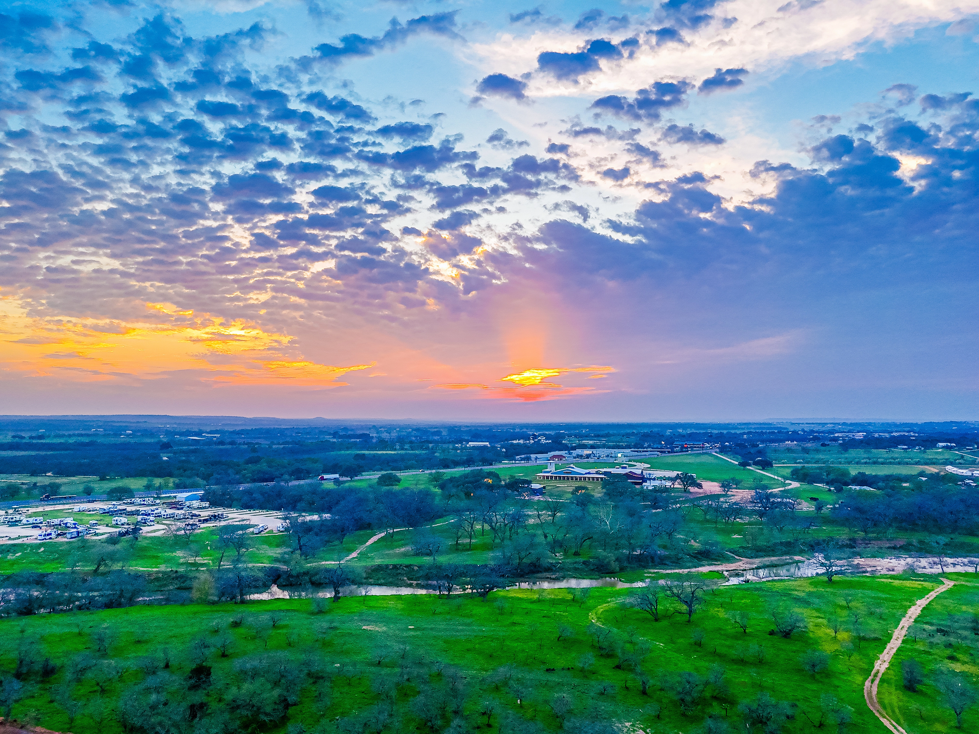 Aerial view of Arch Ray Resort